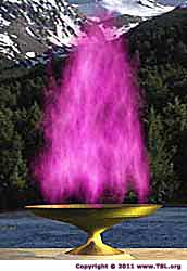 Violet flame of alchemical, spiritual transmutation